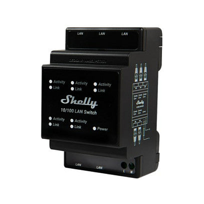 Shelly Relais "Switch" 5 Ports 10/100 Mbit