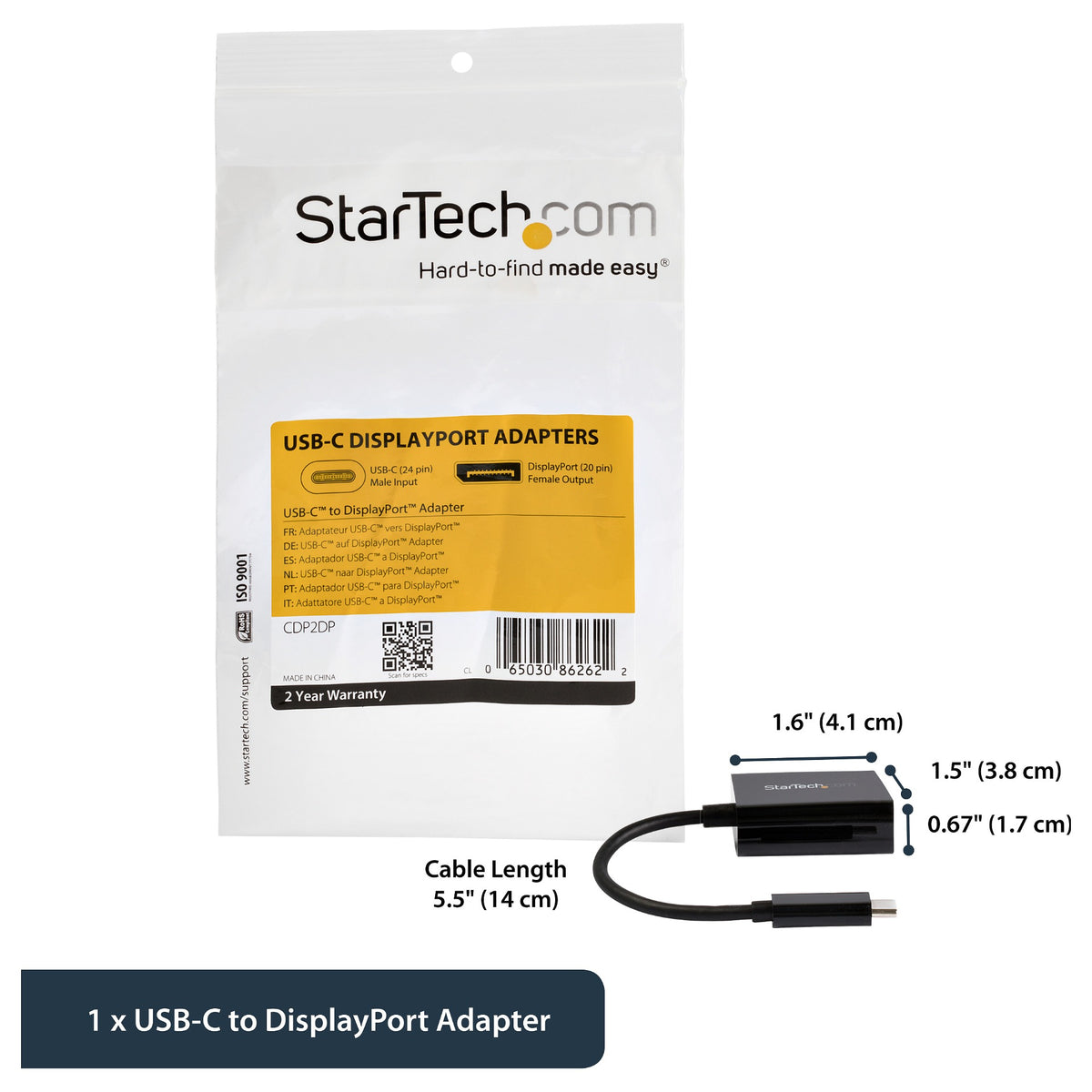 DISPLAYPORT ADAPTER USB-C