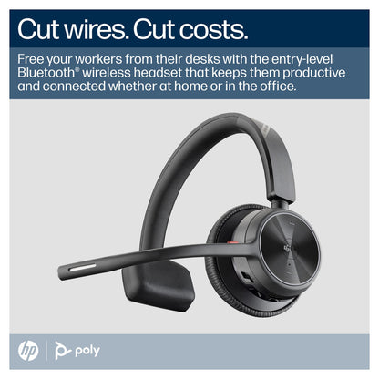 HP Poly BT Headset Voyager 4310 UC Mono USB-C Teams mit Stand