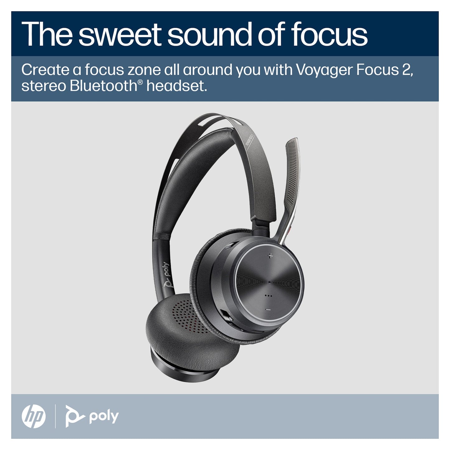 HP Poly BT Headset Voyager Focus 2 UC inkl. LS USB-C/A Teams