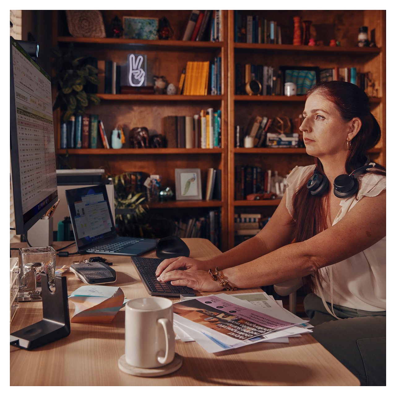 HP Poly BT Headset Voyager Focus 2 UC inkl. LS USB-C/A Teams