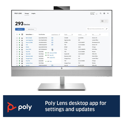 HP Poly Sync 60 Konferenz Lautsprecher Teams (BT. USB-A & USB-C)