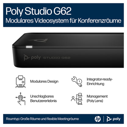 HP Poly Studio G62 Videokonferenz System Teams Basis