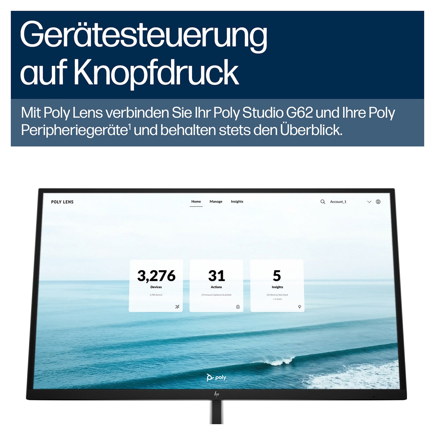 HP Poly Studio G62 Videokonferenz System Teams Basis
