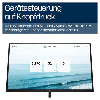 HP Poly Studio G62 Videokonferenz System Teams Basis
