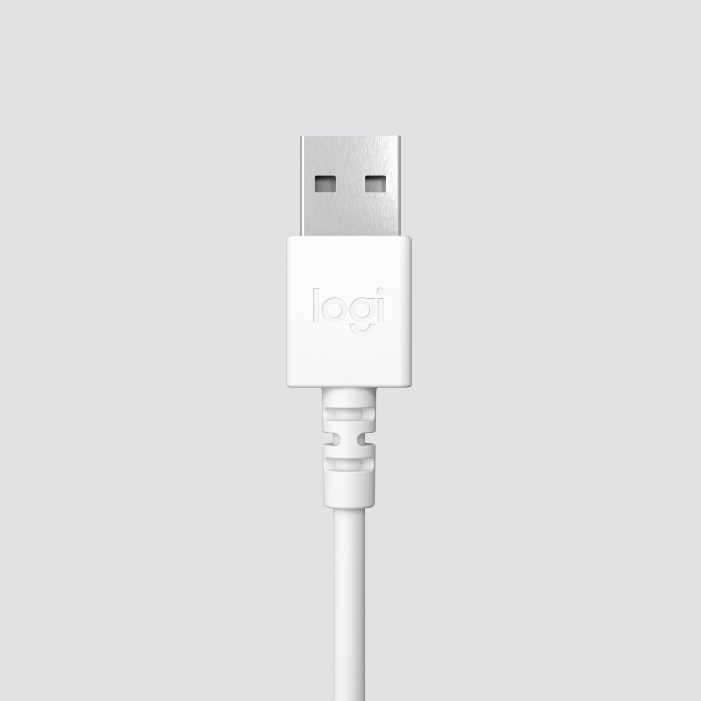LOGITECH H390 Headset on-ear wired USB-A off-white