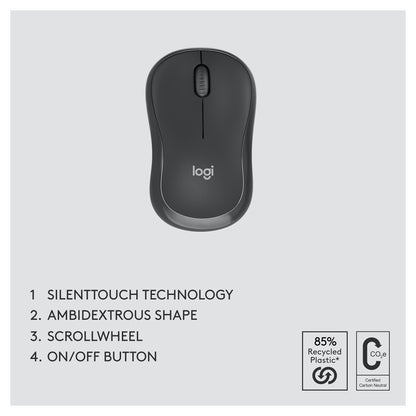 Logitech Desktop MK370 Wireless Black - US Layout