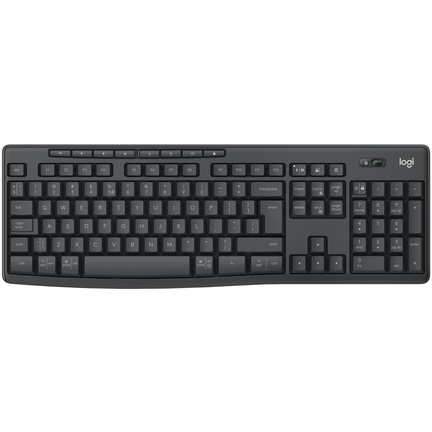Logitech Desktop MK370 Wireless Black - US Layout