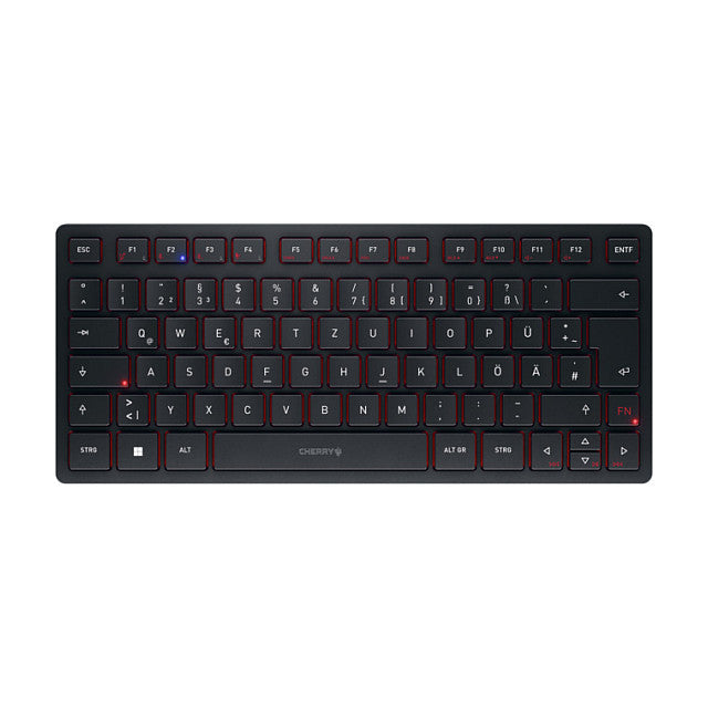 Cherry KW 9200 MINI - Tastatur - QWERTZ - Deutsch - Schwarz