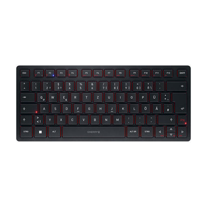 Cherry KW 9200 MINI - Tastatur - QWERTZ - Deutsch - Schwarz