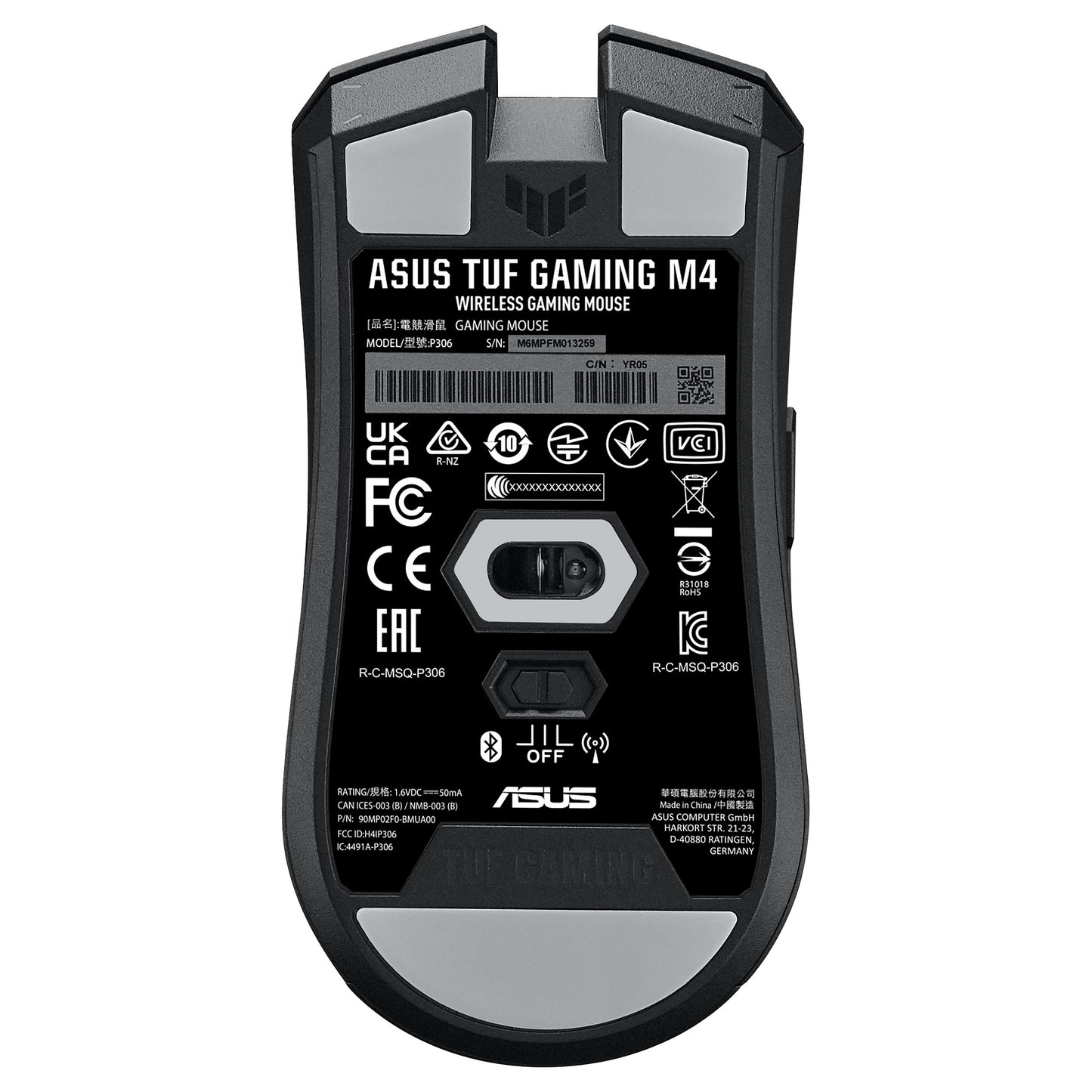 ASUS Gaming Mouse TUF Gaming M4 wireless black