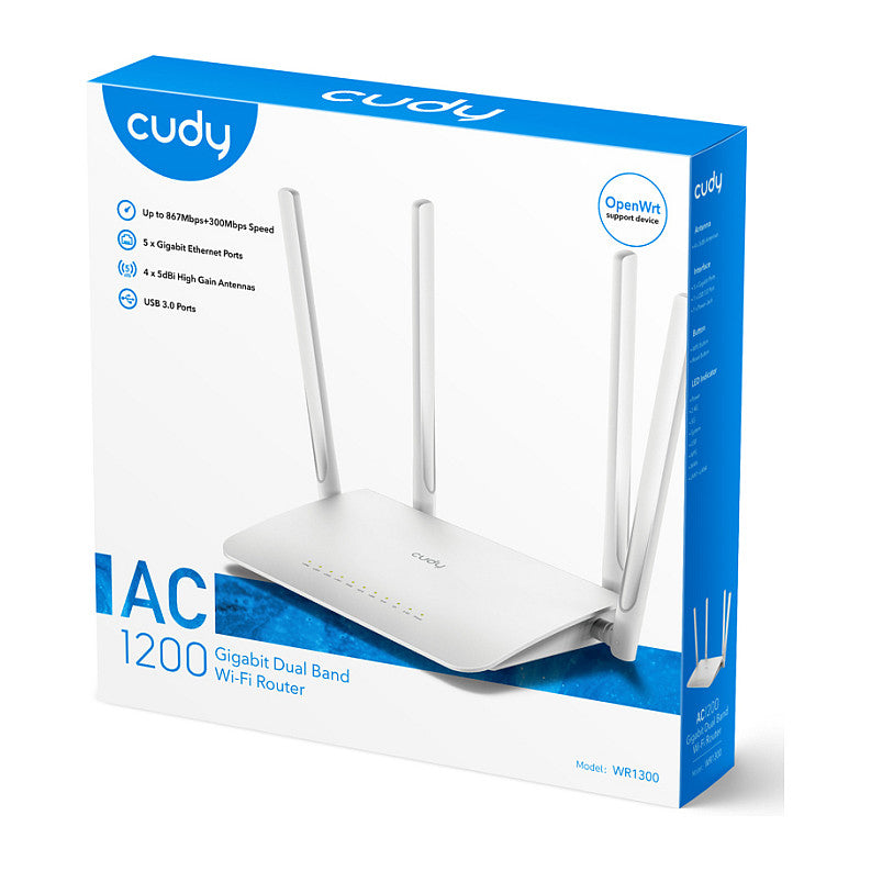 Cudy AC1200 Gigabit Wi-Fi Mesh Router