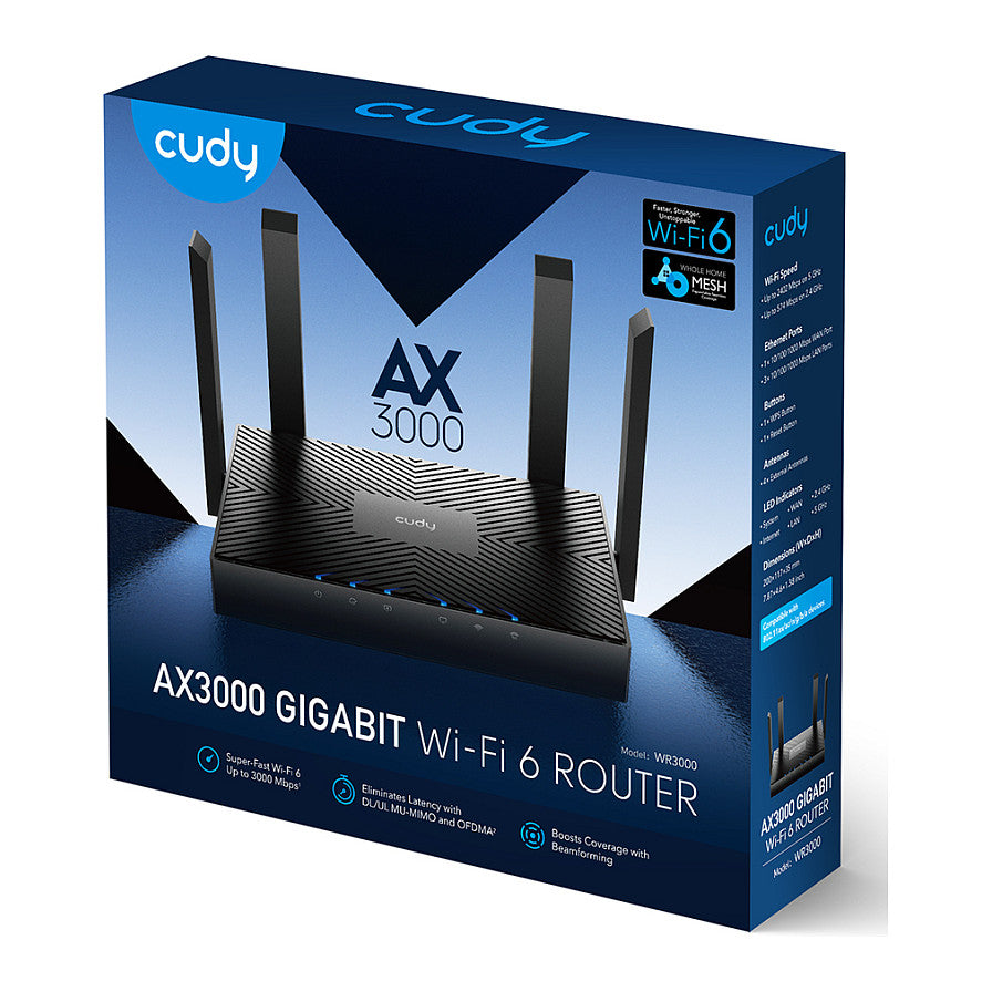 Cudy AX3000 Gigabit Wi-Fi 6 Mesh Router