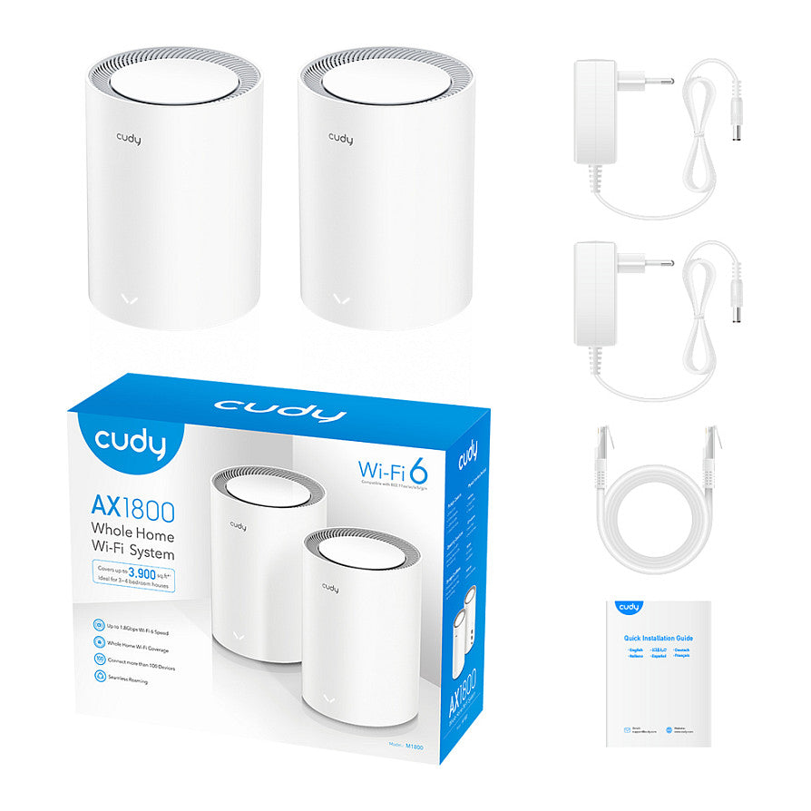Cudy AX1800 Wi-Fi 6 Mesh Solution