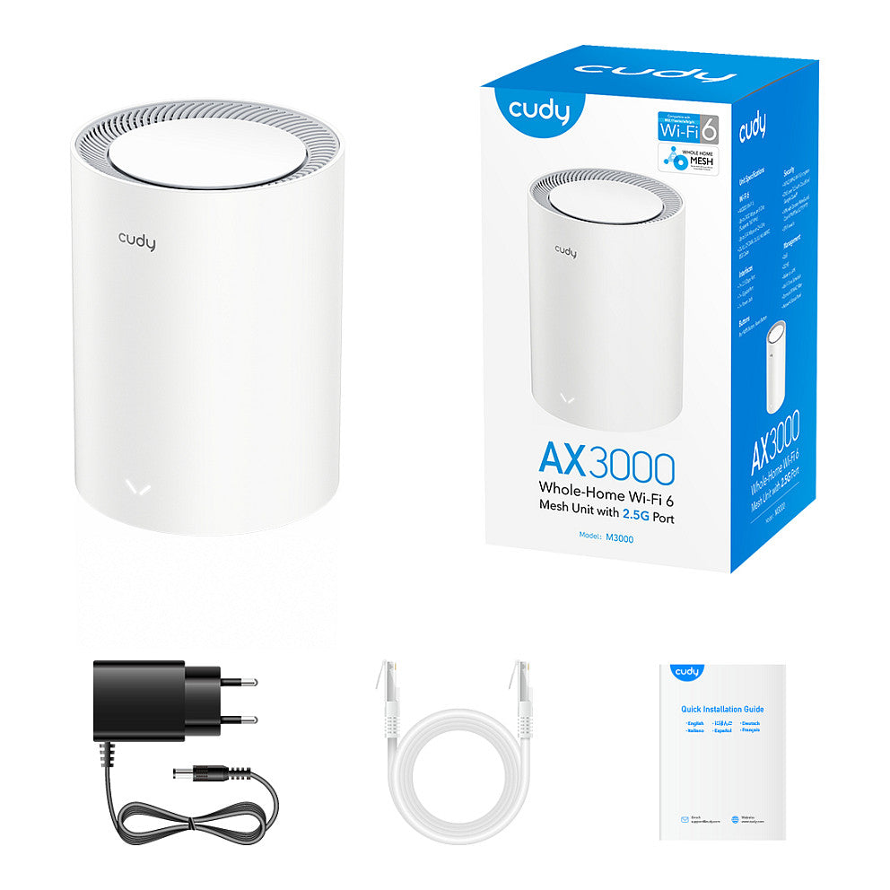 Cudy AX3000 Wi-Fi 6 Mesh 2.5G Solution