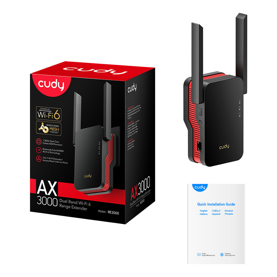 Cudy AX3000 WiFi 6 Mesh Repeater