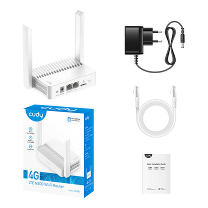 Cudy N300 Wi-Fi 4G LTE Cat4 Router