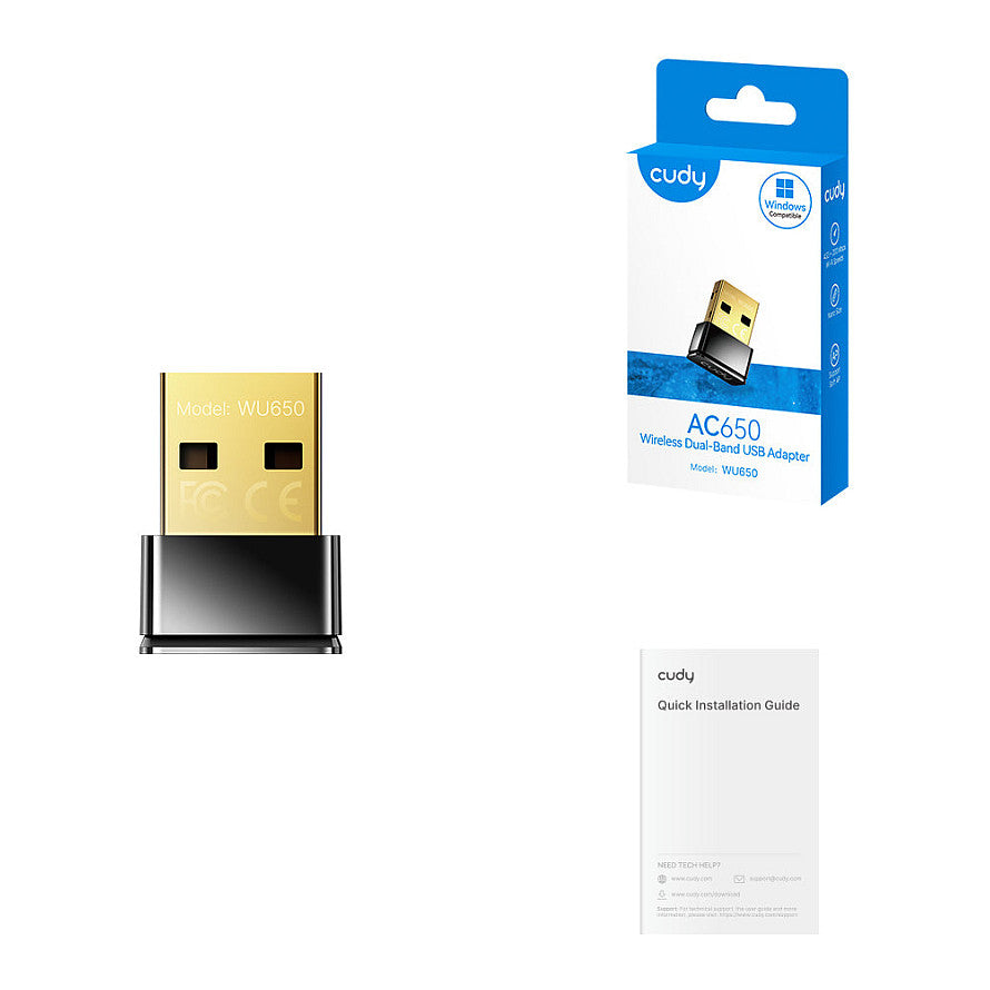 Z Cudy AC650 Wi-Fi Mini USB Adapter