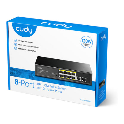 8P Cudy FS1010P PoE+