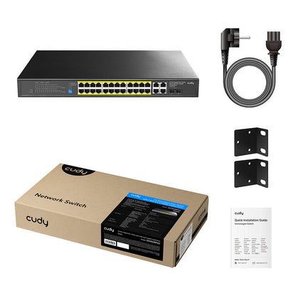 24+2P Cudy GS1028PS2 PoE+ SFP