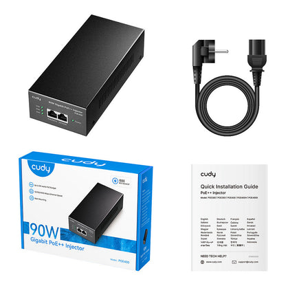 Z Cudy 90W Gigabit PoE+/PoE Injector