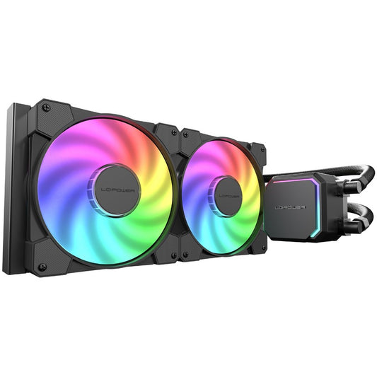 K Cooler LC-Power LC-CC-280-B-ARGB All-in-One-Flüssigkeitskühler
