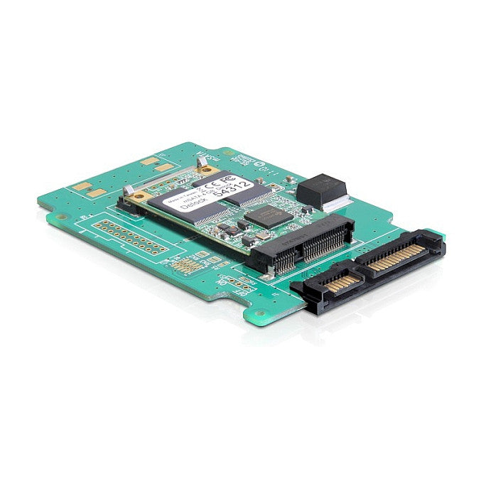 DELOCK Converter SATA 22pin > mSATA 2.5 Platine