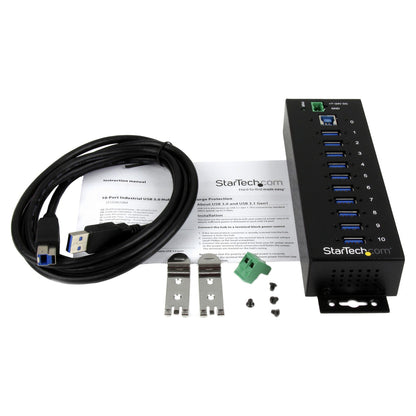 HUB 10 PORT INDUSTRIAL USB 3.0 HUB