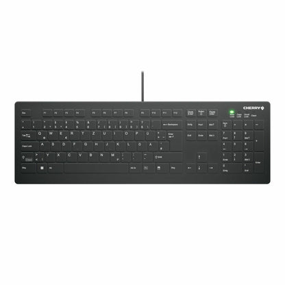 Cherry Keyboard AK-C8112 Medical kabelgebunden versiegelt [DE] schwarz IP68 kabelgebunden. vollversiegelt. IP68