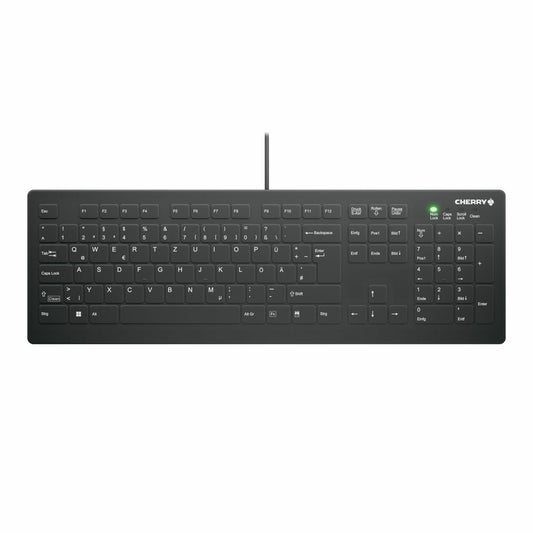 Cherry Keyboard AK-C8112 Medical kabelgebunden versiegelt [DE] schwarz IP68 kabelgebunden. vollversiegelt. IP68