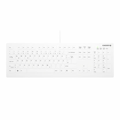 Cherry Keyboard AK-C8112 Medical kabelgebunden versiegelt [DE] weiß IP68 kabelgebunden. vollversiegelt. IP68