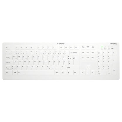Cherry Keyboard AK-C8112 Medical wireless sealed [DE] white IP68 kabellos. vollversiegelt. IP68
