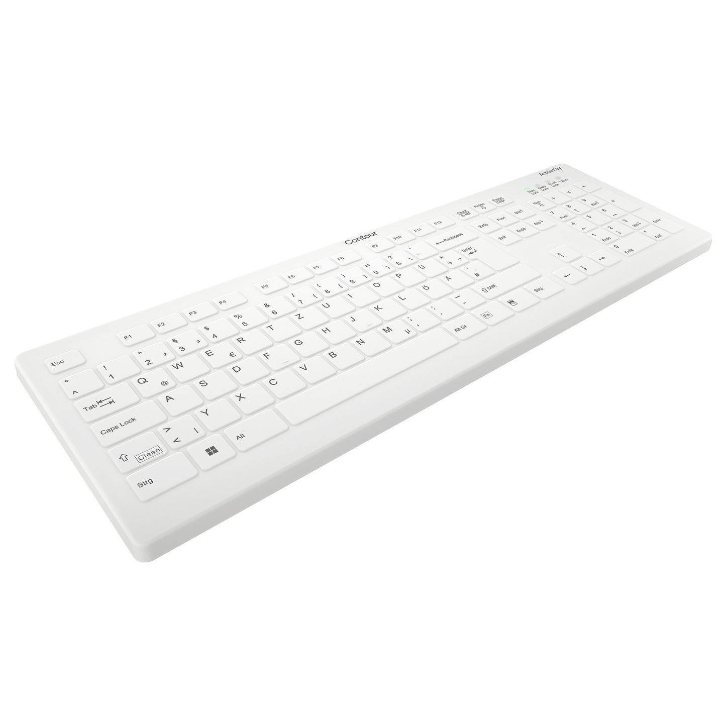 Cherry Keyboard AK-C8112 Medical wireless sealed [DE] white IP68 kabellos. vollversiegelt. IP68