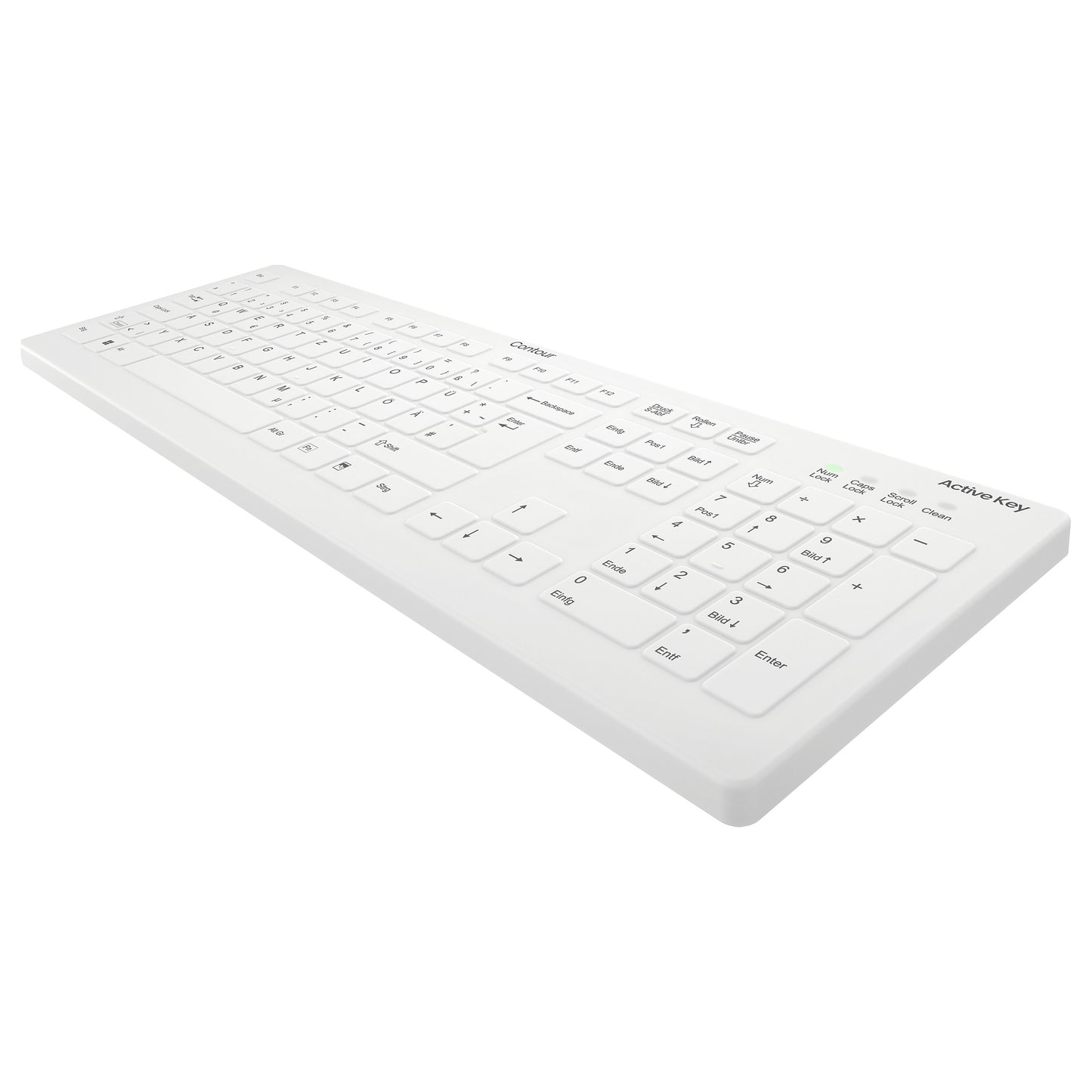 Cherry Keyboard AK-C8112 Medical wireless sealed [DE] white IP68 kabellos. vollversiegelt. IP68