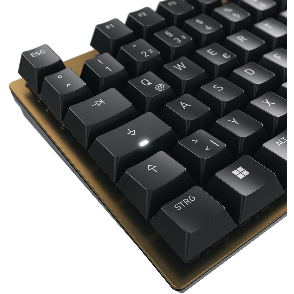 Cherry Keyboard KC 200 MX MX2A SILENT RED [DE] black/bronze MX2A SILENT RED Switch