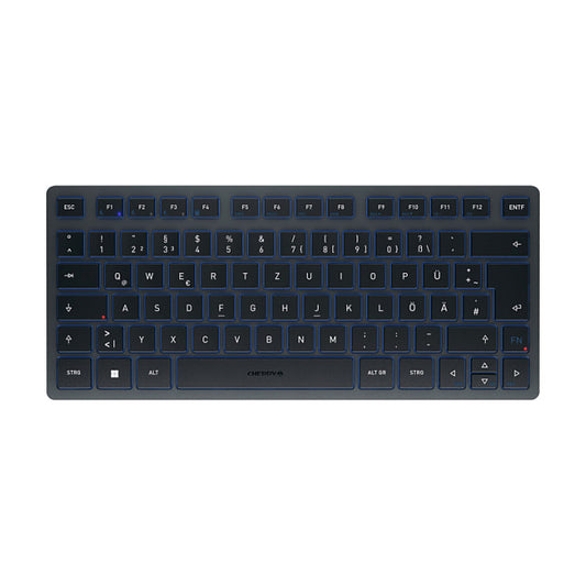 Cherry Keyboard KW 7100 MINI [DE] black/blue BT
