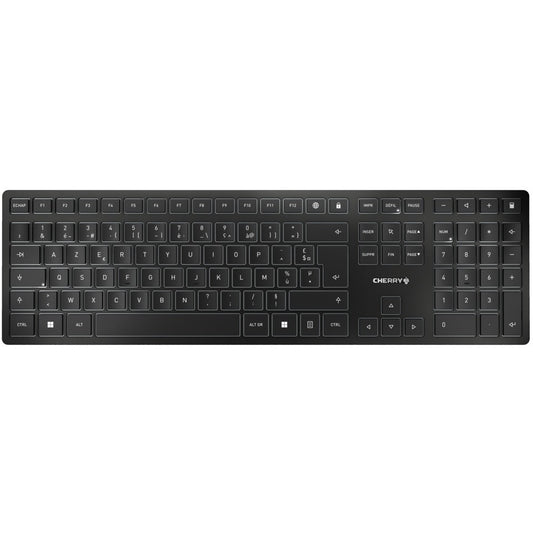 Cherry Tastatur KW 9100 SLIM [FR] schwarz