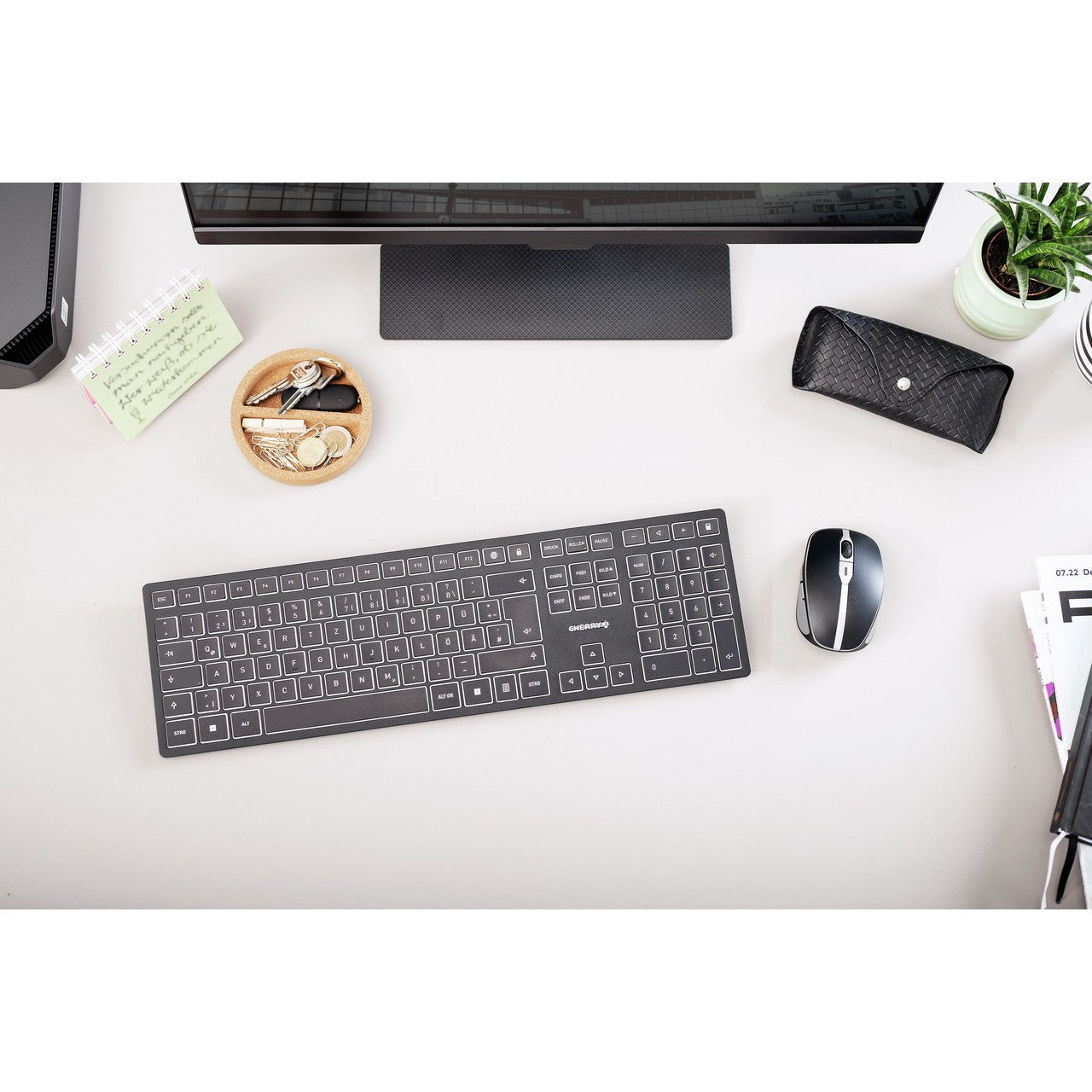 Cherry Keyboard KW 9100 SLIM [FR] black