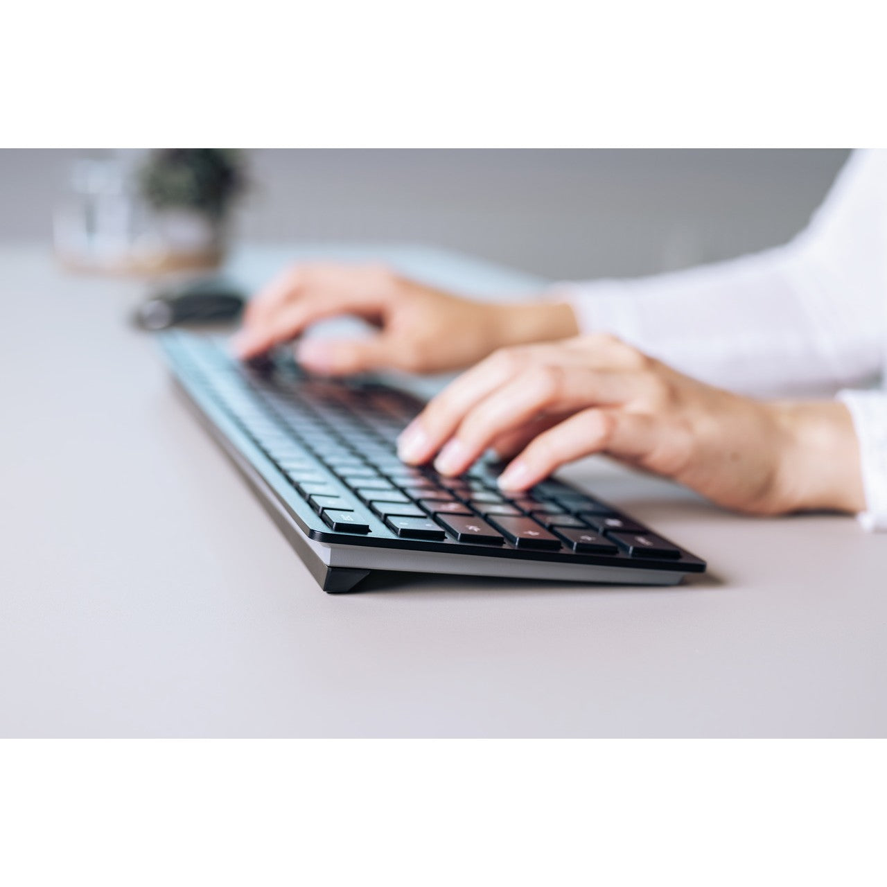 Cherry Keyboard KW 9100 SLIM [FR] black