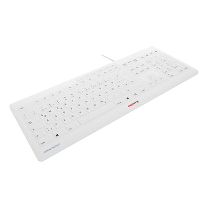 Cherry Keyboard Stream PROTECT [DE] white grey