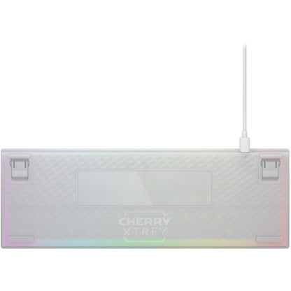 Cherry Tastatur Xtrfy K5V2 RGB Compact Gaming MX2A RED [DE] weiß