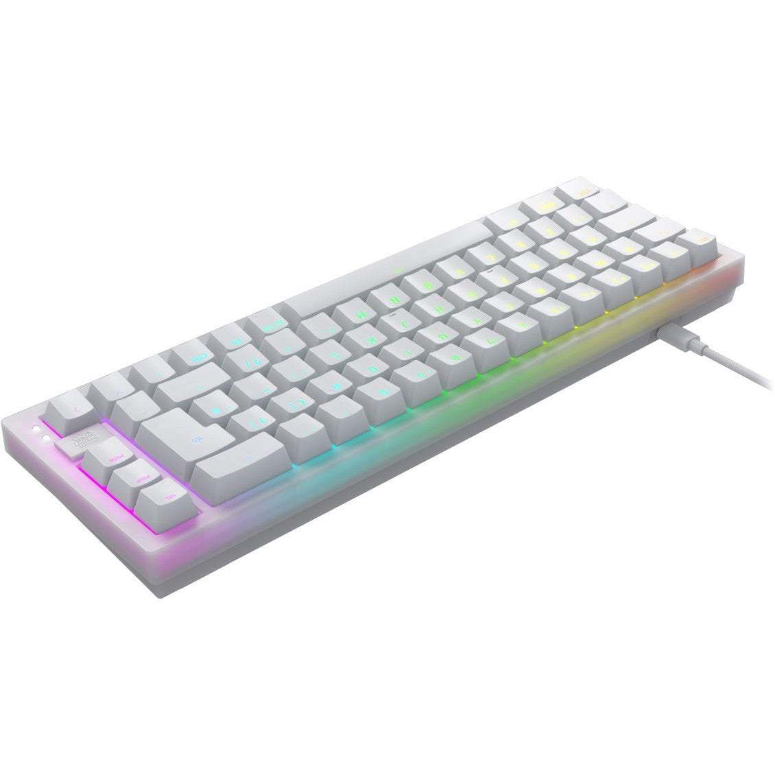 Cherry Tastatur Xtrfy K5V2 RGB Compact Gaming MX2A RED [DE] weiß