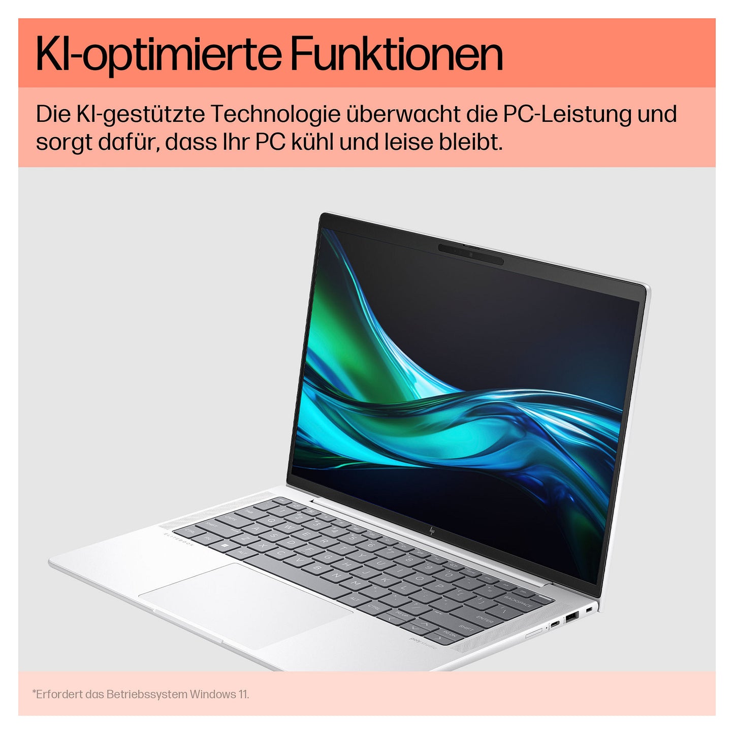 HP EliteBook 1040 G11 Intel Core Ultra 7 155H 35,56cm 14Zoll WUXGA 16GB 512GB/SSD LTE W11P 1J War (DE)