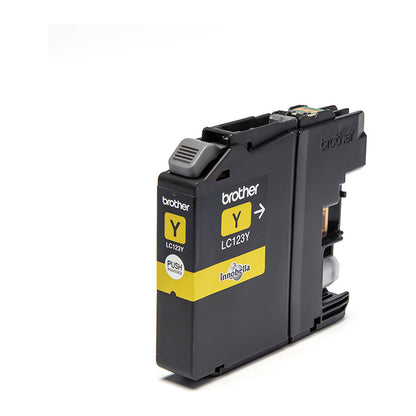 Brother Tinte LC-123Y Gelb bis zu 600 Seiten nach ISO/IEC 24711
