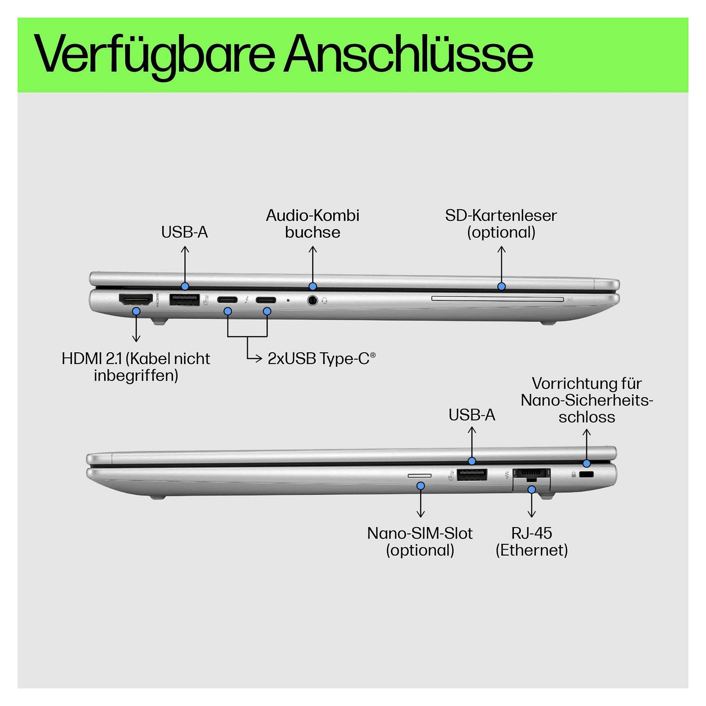 HP EliteBook 660 G11 CU5 125U/8GB/256SSD/W11Pro 1J War (DE)