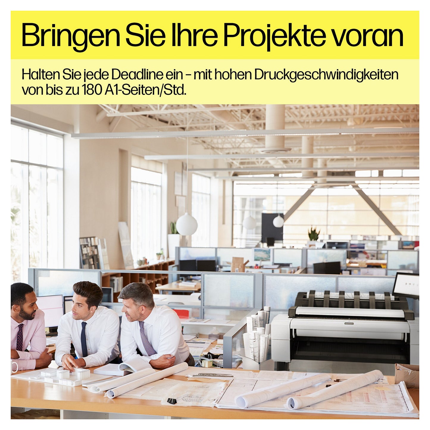 HP DesignJet T1600PS 91,44cm 36" Großformatdrucker LAN