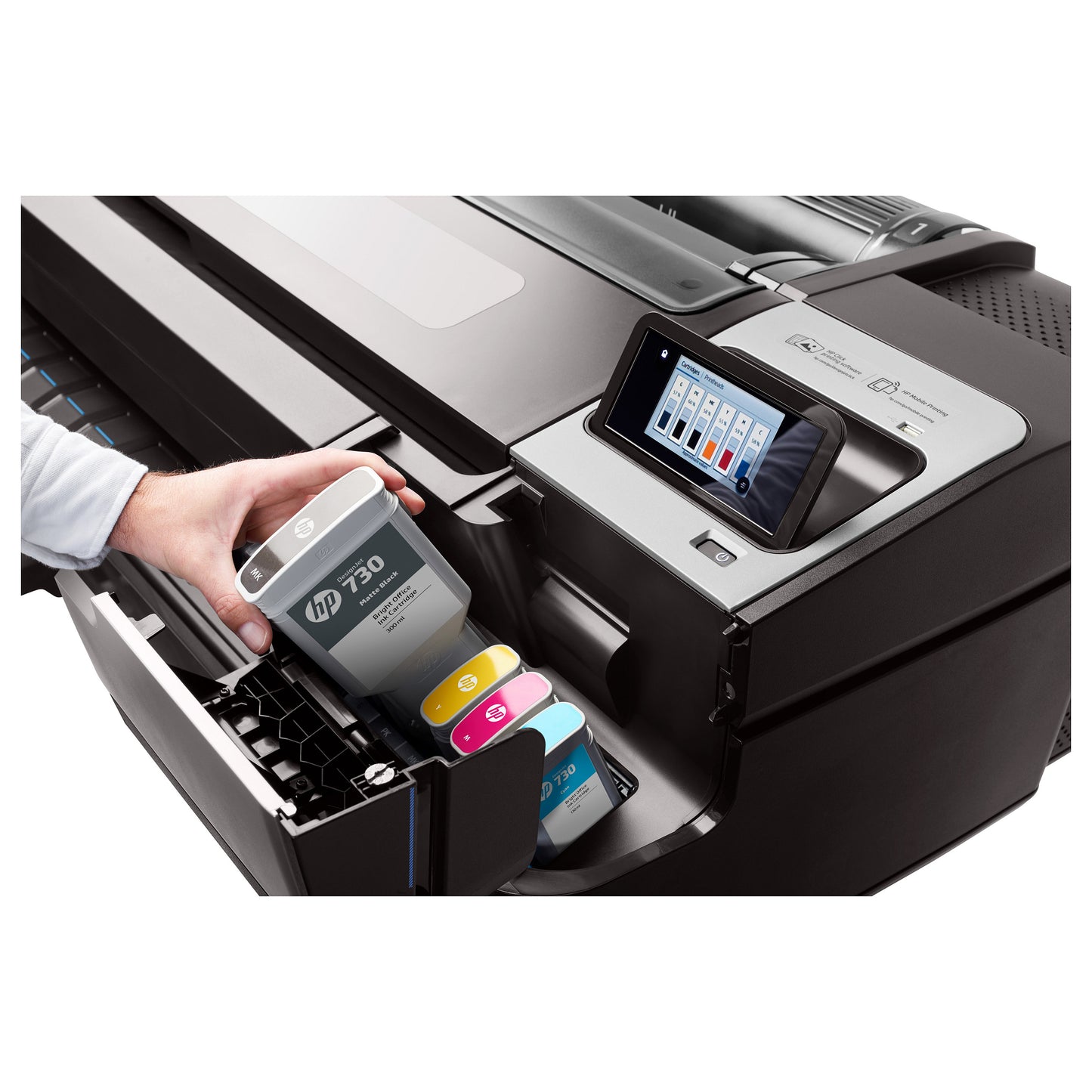 HP DesignJet T1700dr 44" Großformatdrucker mit Postscript