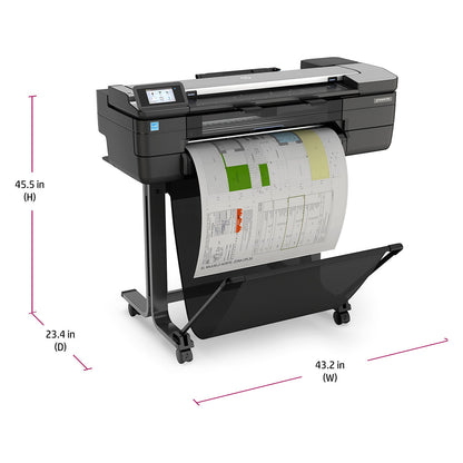 HP DesignJet T830 610 mm (24"") Multifunktionsdrucker Farbe Tintenstrahl -(F9A28D#B19) (F9A28D#B19)"