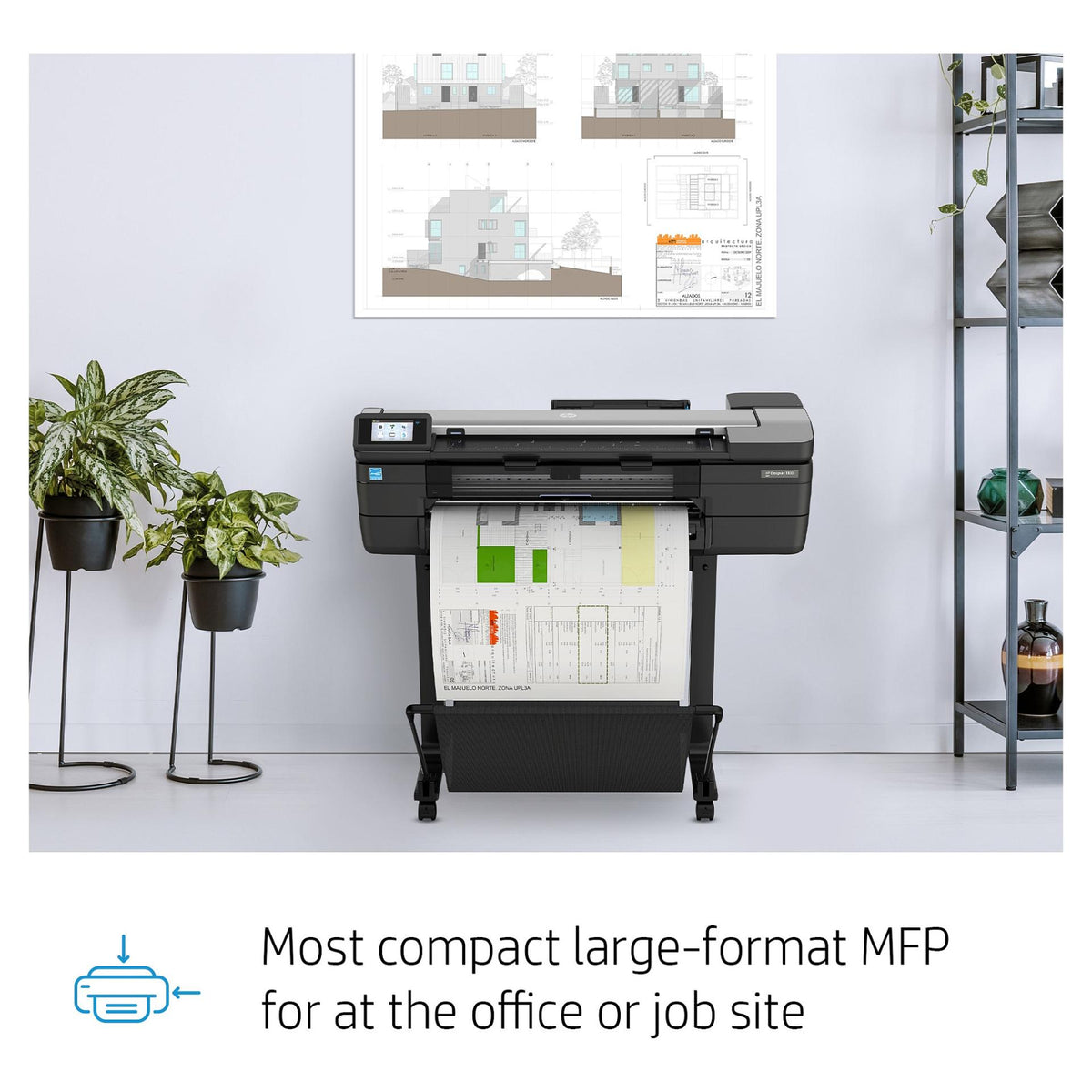 HP DesignJet T830 610 mm (24"") Multifunktionsdrucker Farbe Tintenstrahl -(F9A28D#B19) (F9A28D#B19)"
