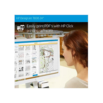 HP DesignJet T830 610 mm (24"") Multifunktionsdrucker Farbe Tintenstrahl -(F9A28D#B19) (F9A28D#B19)"